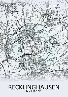 Recklinghausen Germany Map