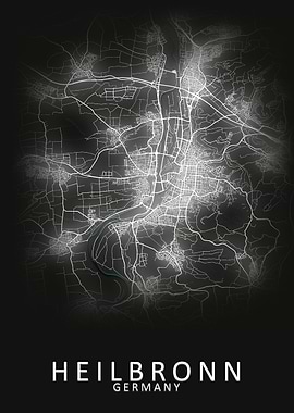 Heilbronn Germany City Map
