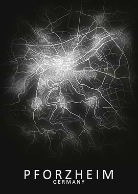 Pforzheim Germany City Map