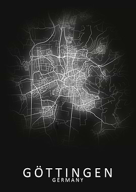 Gottingen Germany City Map