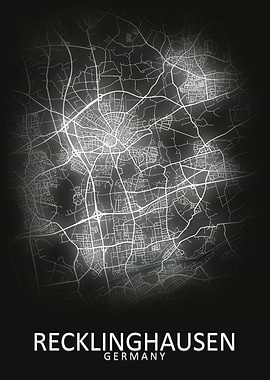 Recklinghausen Germany Map
