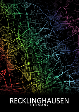 Recklinghausen Germany Map