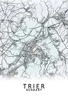 Trier Germany City Map