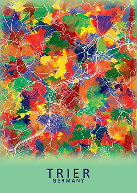 Trier Germany City Map