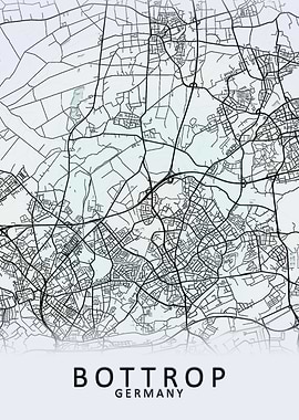 Bottrop Germany City Map