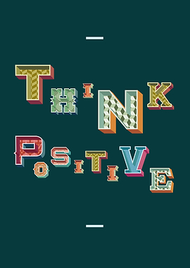 Think positive text