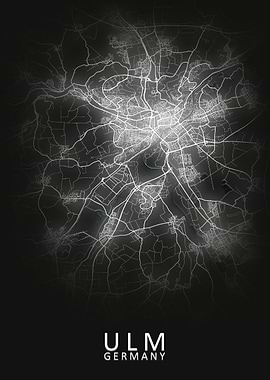 Ulm Germany City Map