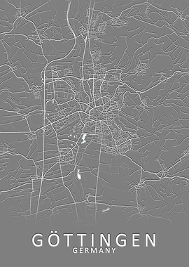 Gottingen Germany City Map