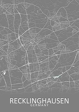 Recklinghausen Germany Map