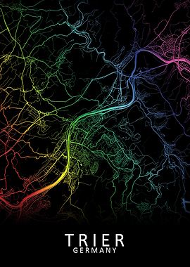 Trier Germany City Map