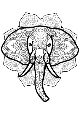 Elephant Mandala