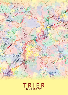 Trier Germany City Map