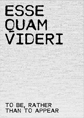 To Be Rather Than Appear