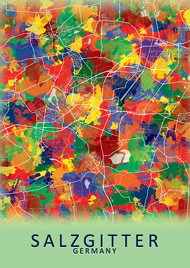 Salzgitter Germany Map