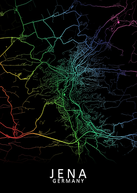Jena Germany City Map