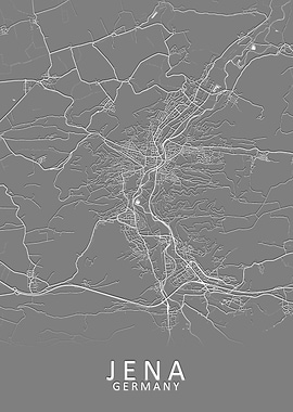 Jena Germany City Map