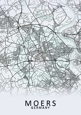 Moers Germany City Map