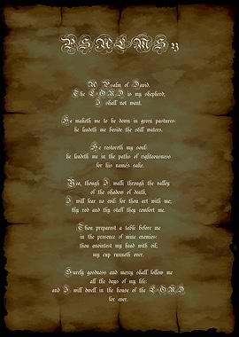 KJV Psalms 23