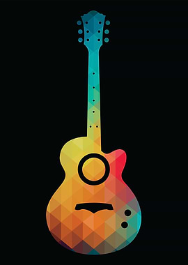 Rainbow Electric Guitar