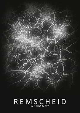 Remscheid Germany City Map