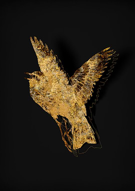 Gold Fauna on Black