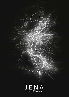 Jena Germany City Map