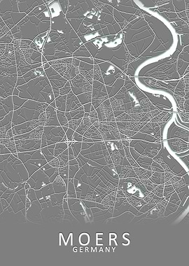 Moers Germany City Map