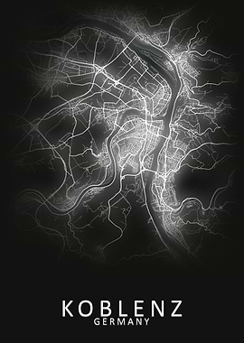 Koblenz Germany City Map