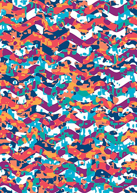 Abstract Wave Camo