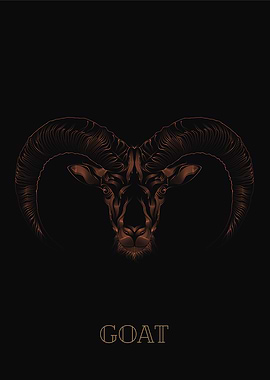 Goat Art Deco Dark
