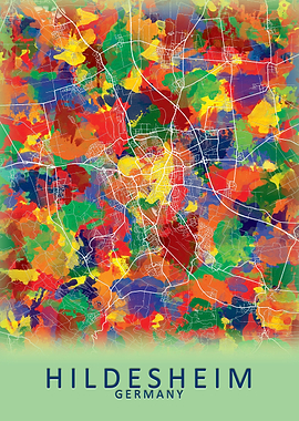 Hildesheim Germany Map