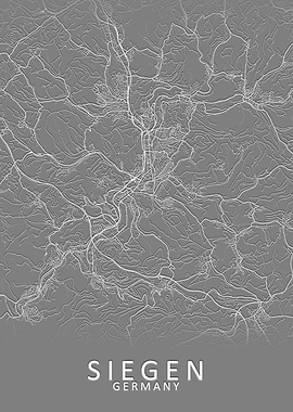 Siegen Germany City Map