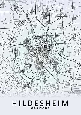 Hildesheim Germany Map