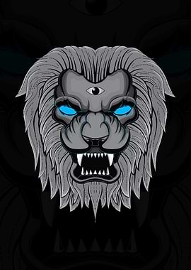 The threeeyed lion