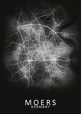 Moers Germany City Map
