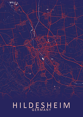 Hildesheim Germany Map