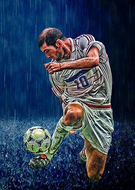 zinedine zidane artwork