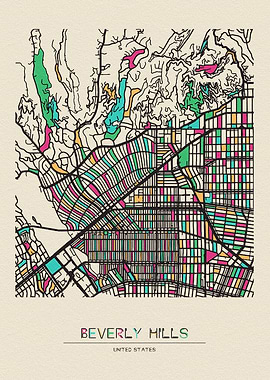 Beverly Hills Map