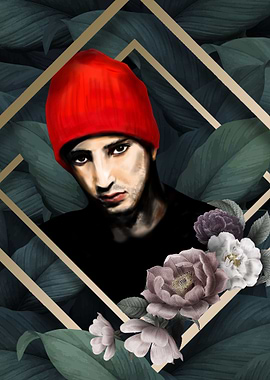 Ty with Foliage Frame