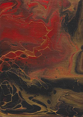 Abstract Red and Saffron 2