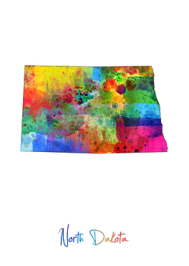North Dakota Map