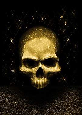 Skull on Gold