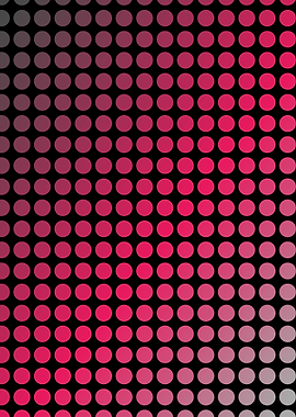 Vibrant pink polka dots