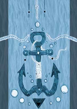 Anchor in Blue