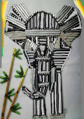 Elephant and rainbow