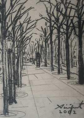 Drawing LandscapeParis5