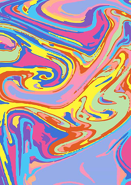 Abstract ice cream color