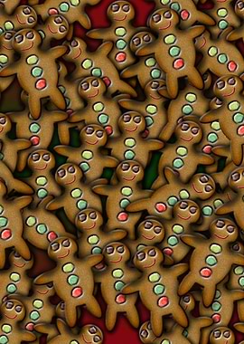 Gingerbread Cookie Pattern
