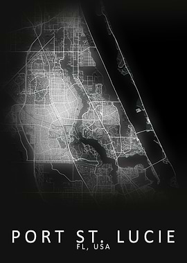 Port St Lucie USA City Map