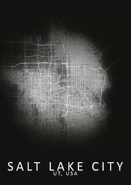 Salt Lake City USA Map